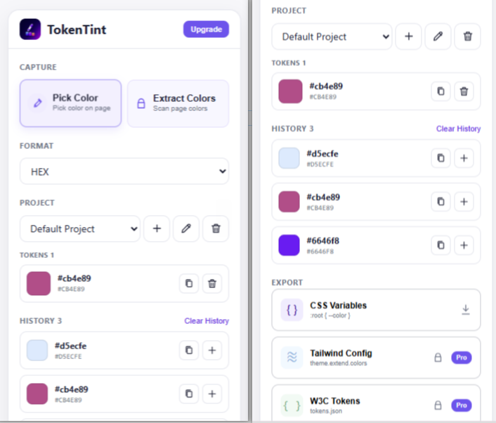 TokenTint 拾取颜色界面